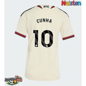 Manchester United Matheus Cunha #10 Kolmaspaita Naisten 2026-27 Lyhythihainen